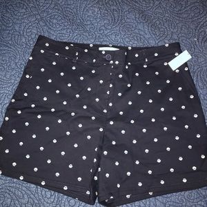 NWT Talbots navy blue seashell shorts